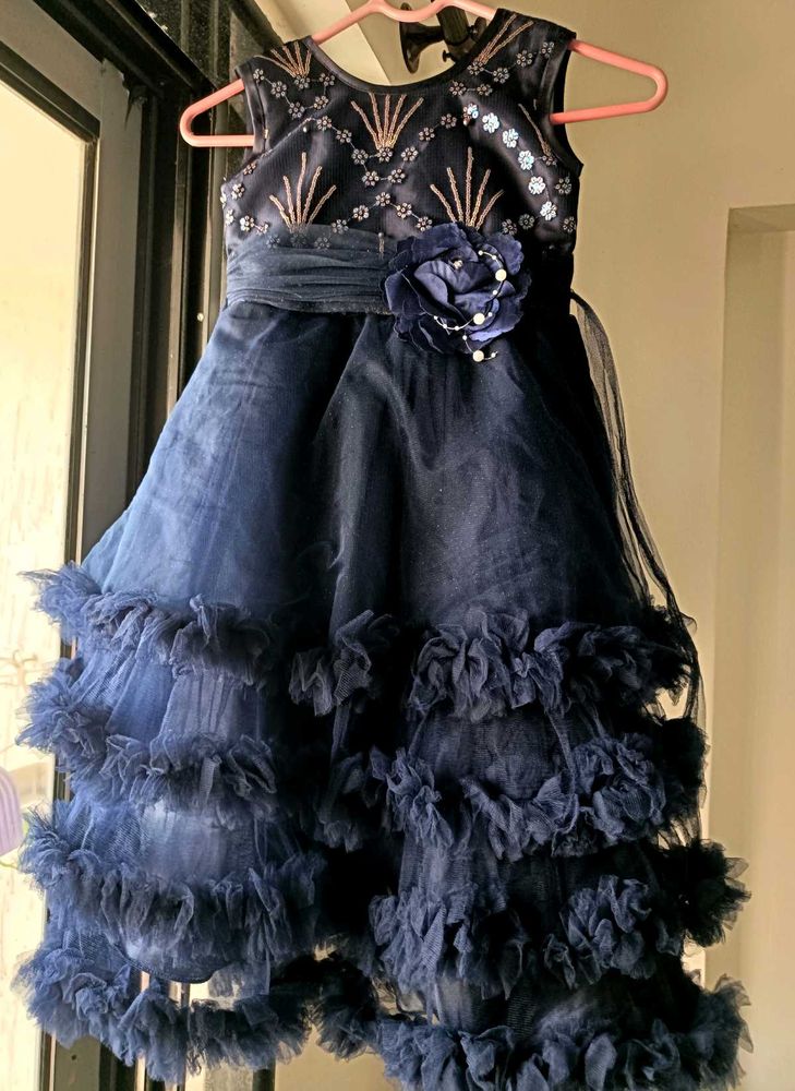 Beautiful Navy Blue Gown