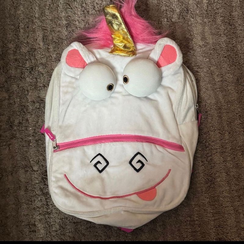 Cute Unicorn Plush Backpack