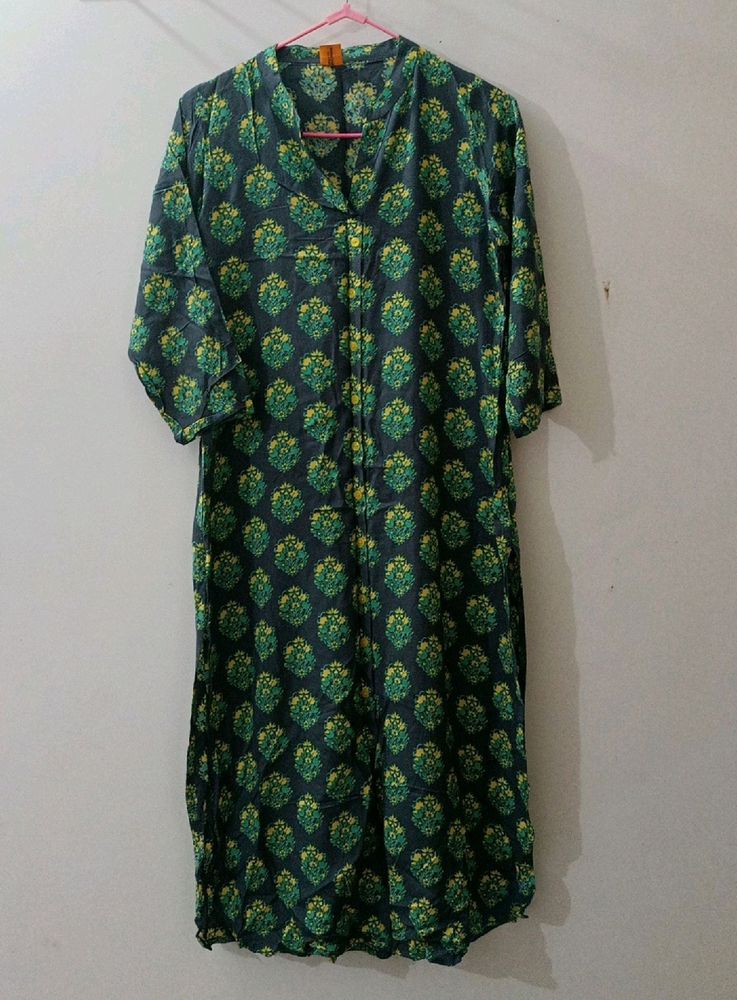Floral Print Kurti Dress