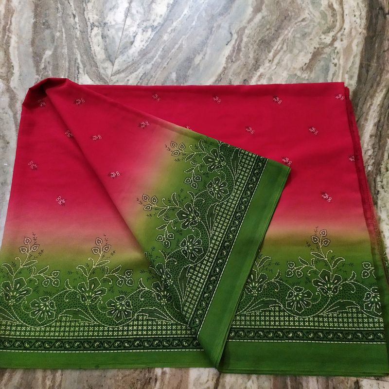 Watermelon Saree
