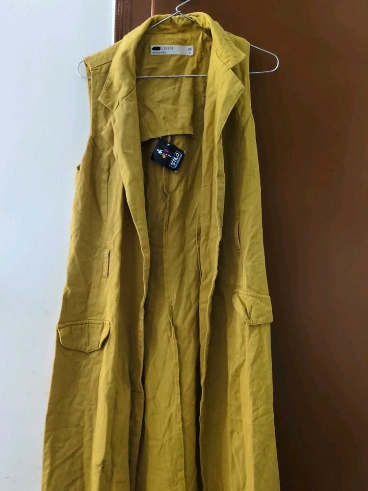 Chic Sleeveless Long Vest Jacket