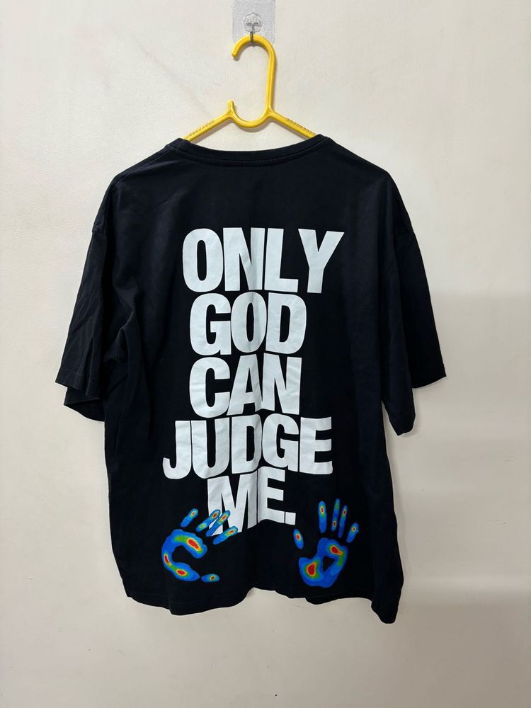 Black Graphic Print T-Shirt