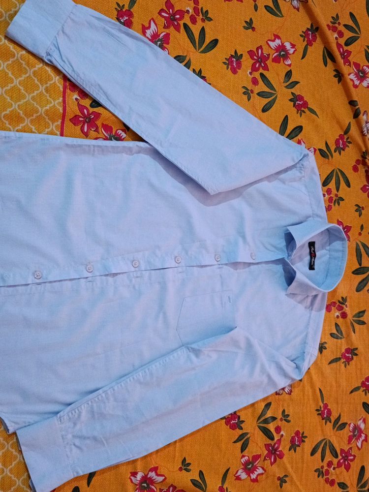 Light Blue Men Shirt 38 Size Like New