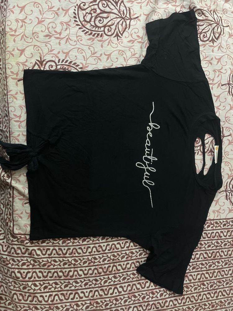 Black "Beautiful" T-Shirt