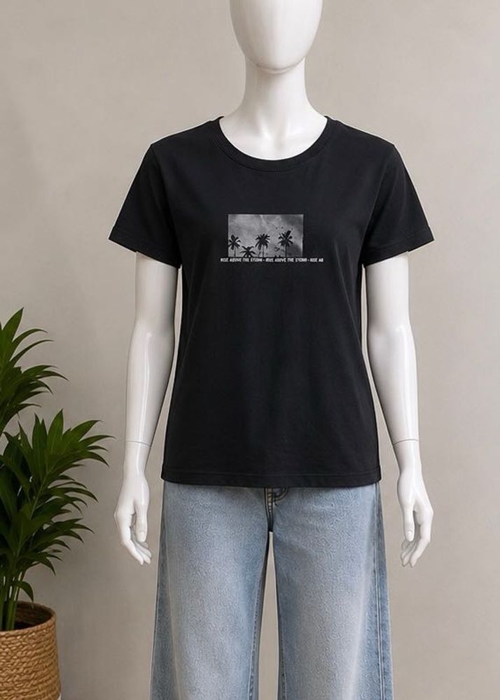 Black Graphic T-Shirt