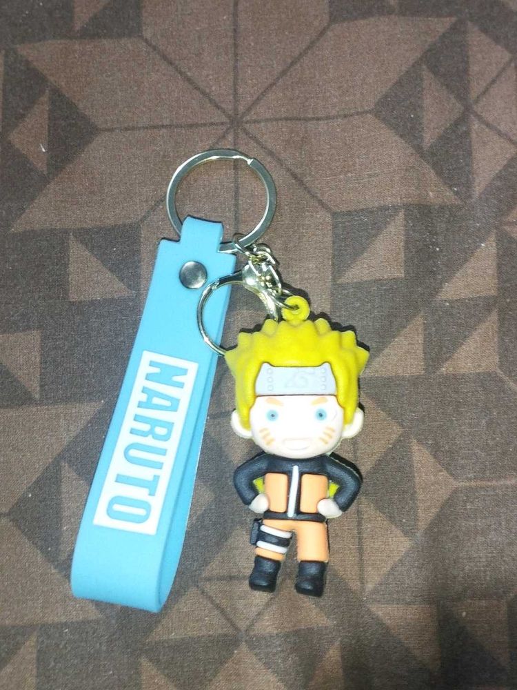 Naruto anime action figure + Keychain