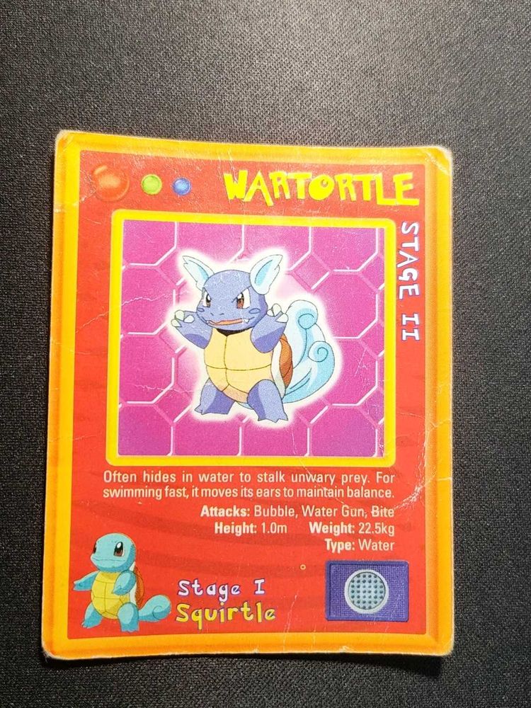 Alpenliebe pokemon chase card - WARTORTLE