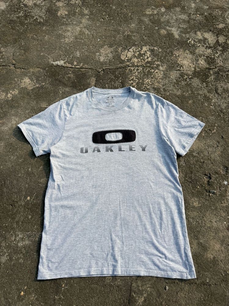 Oakley Men's Grey Logo T-Shirt