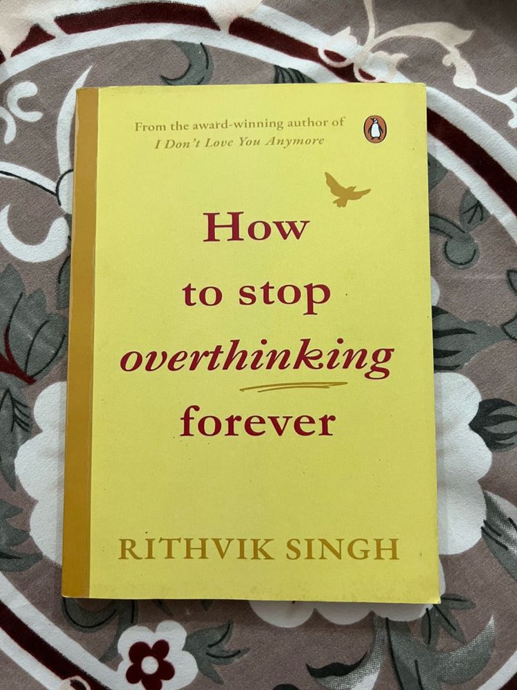 How to Stop Overthinking Forever Book