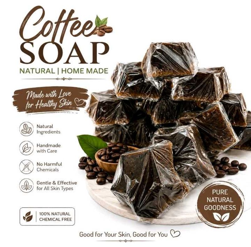 Natural Handmade Coffee Soap Bars