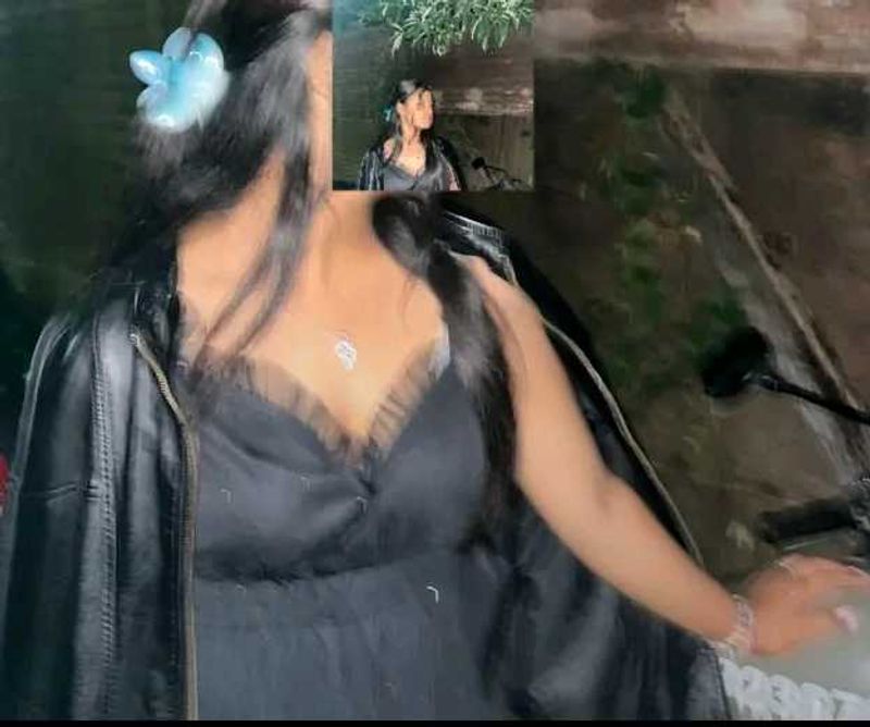 Black flowy dress