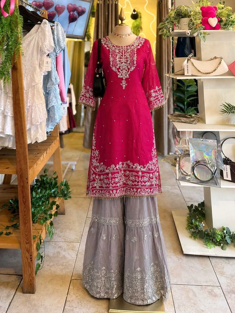Stunning Embroidered Kurta Set