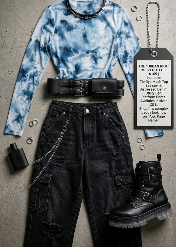 Sheer Tie-Dye Mesh Top✨✨