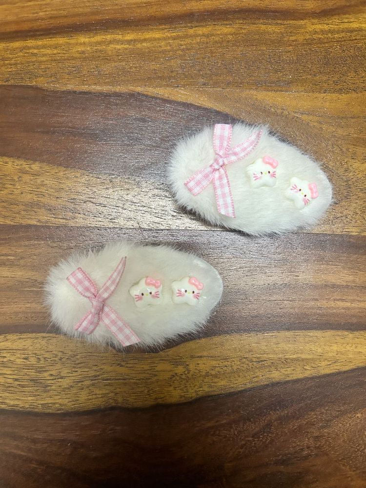 SAVANA Fuzzy Cat Hair Clips