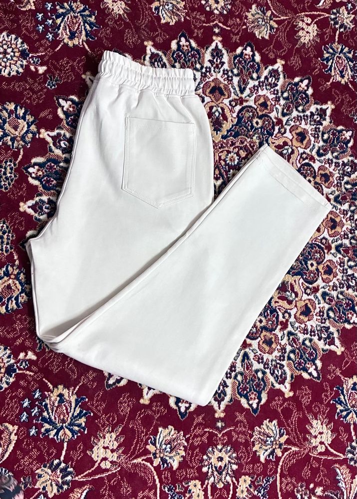 Cream Utility Pants