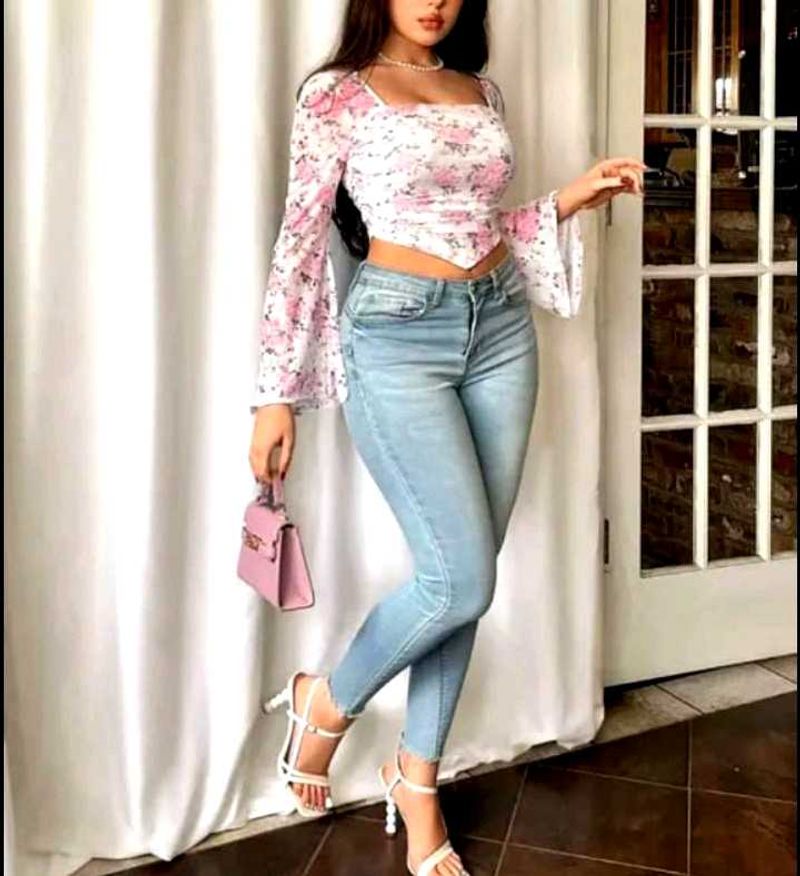 Floral Corset Top &amp; Jhanvi - skirt