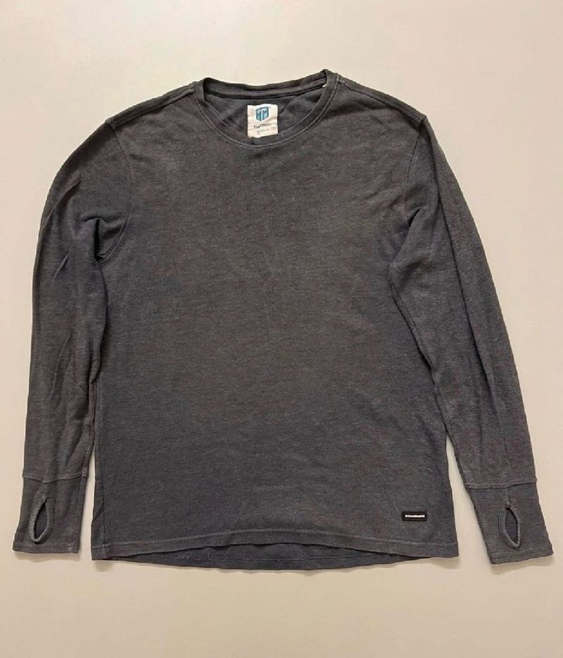 Men's Charcoal Long Sleeve T-Shirt