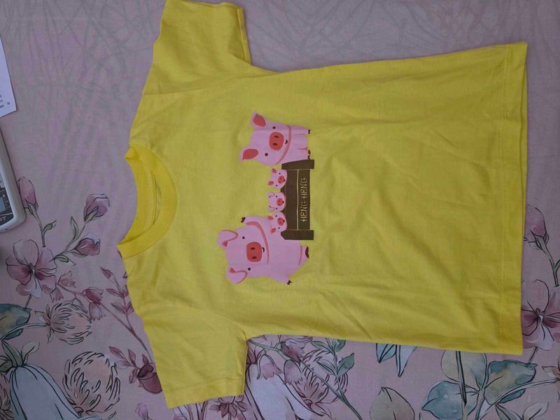 piggy print tshirt