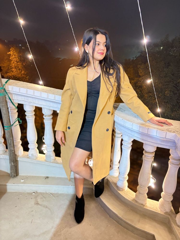 Elegant Tan Trench Coat