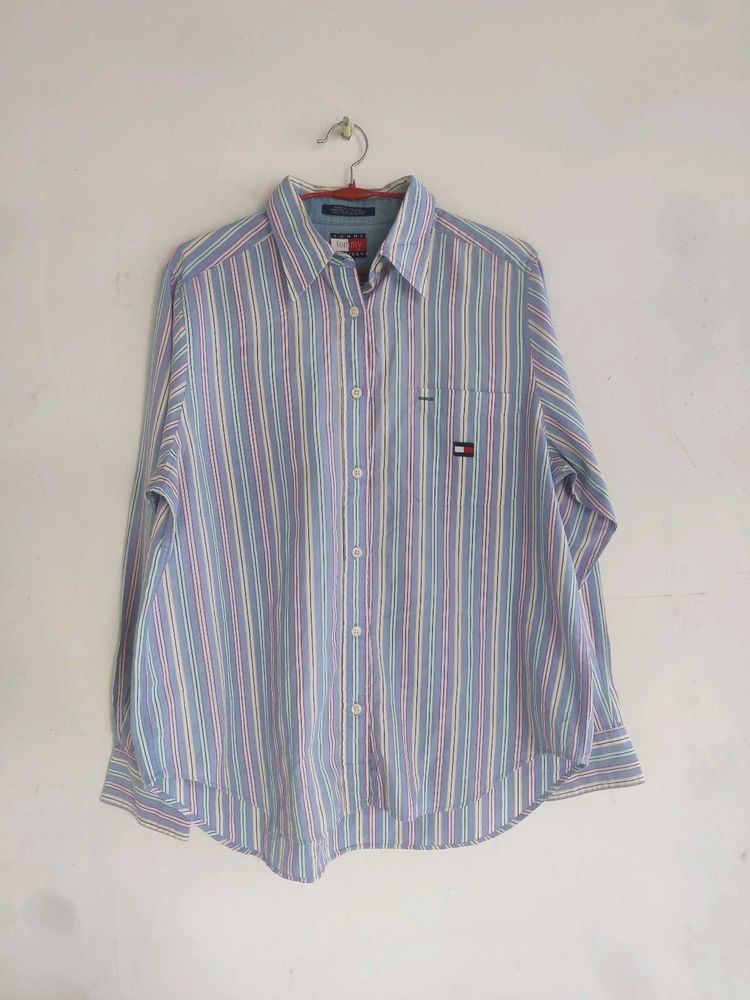 Tommy Hilfiger Striped Button-Up Shirt