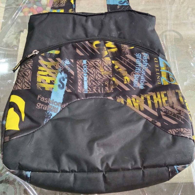 Graffiti Print Backpack