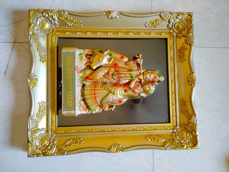 Decorative Krishna &amp; Radha Wall Frame