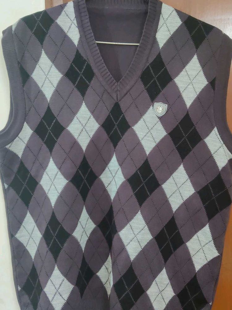 Argyle Knit Vest