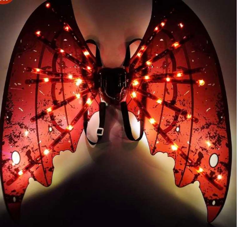 LED Spider Wings Costume Accessory