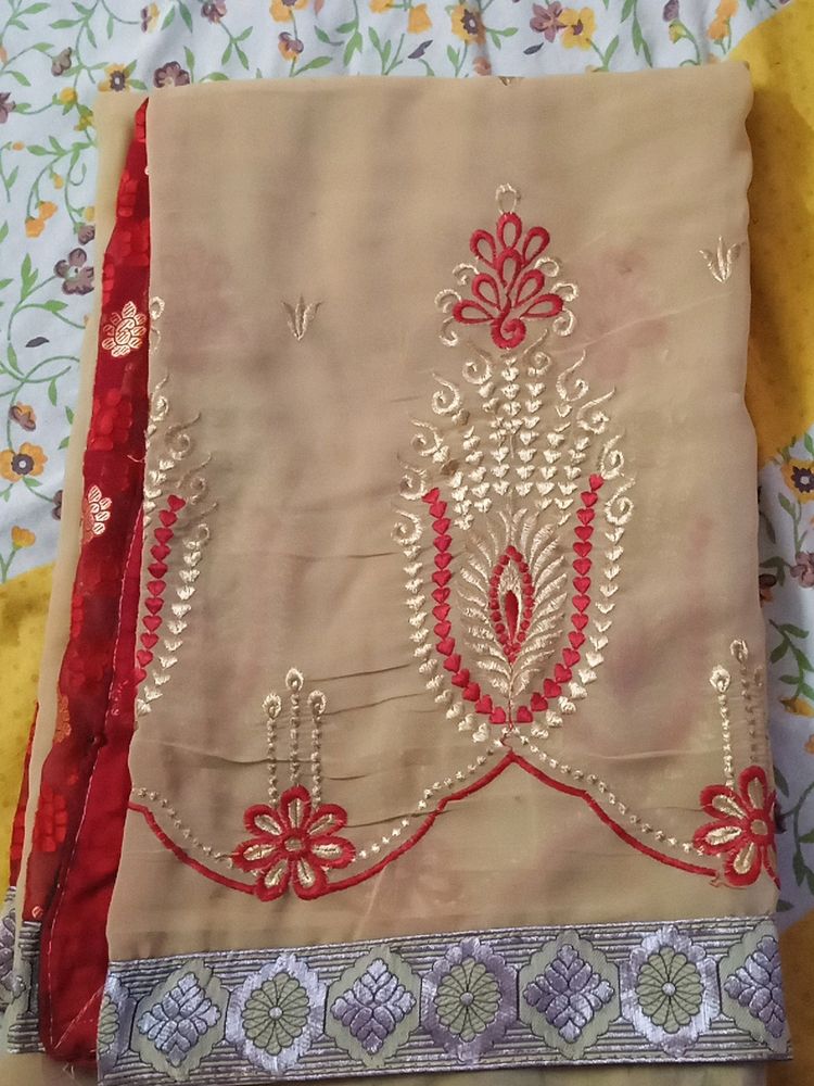 A Georgette Saree