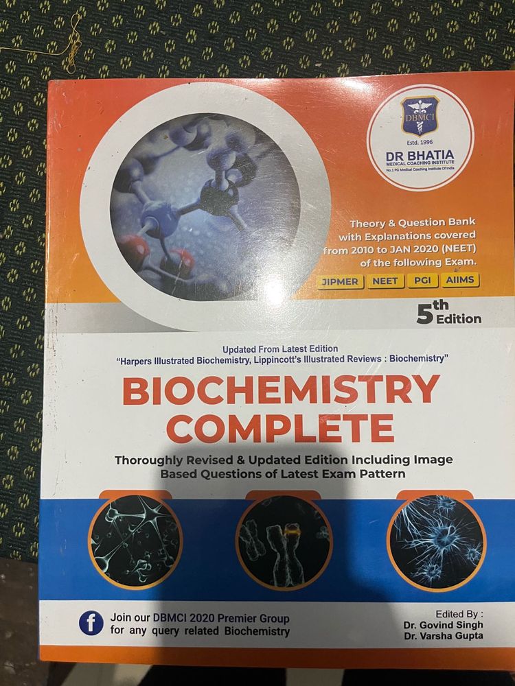 Books > Textbooks | Biochemistry Complete 5th Edition | Freeup