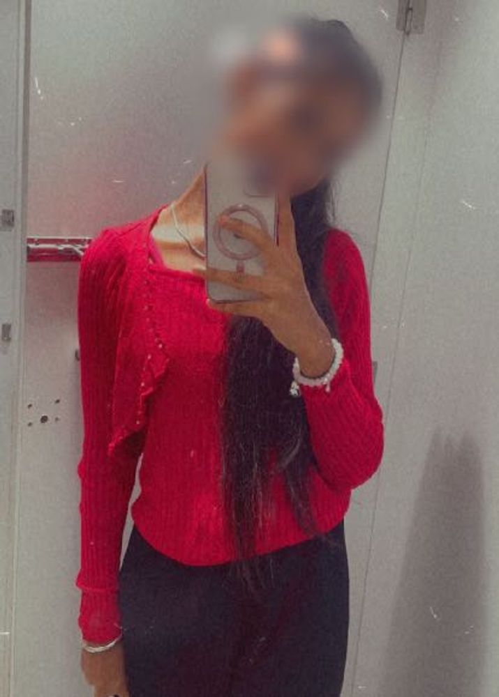 Red Knit Top with Bolero
