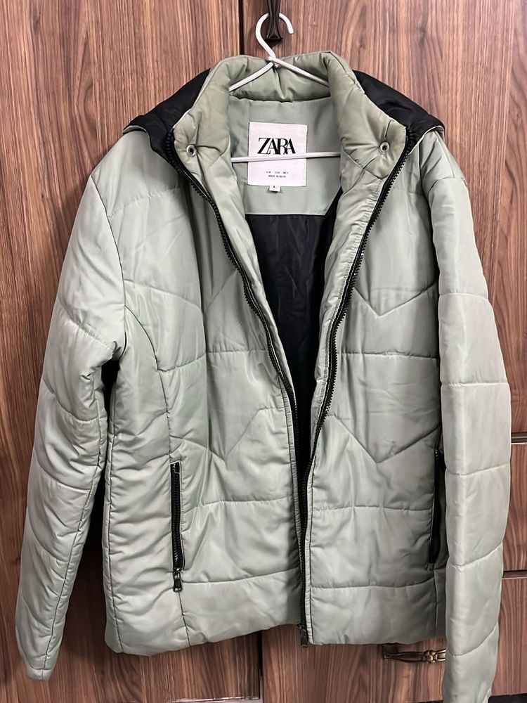 Zara Padded Jacket - Light Green