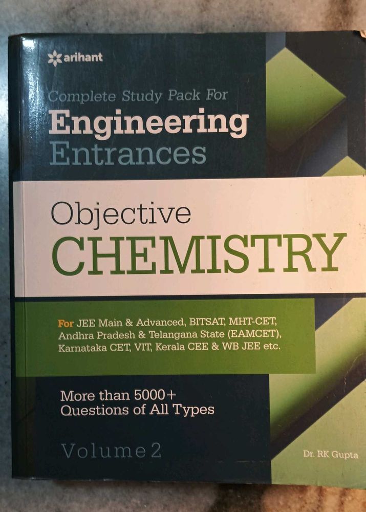 Engineering Entrance Objective Chemistry (Volume