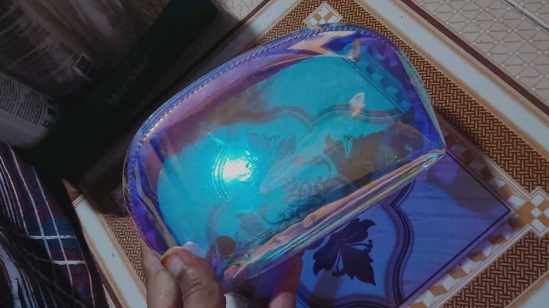 PLUM Iridescent Cosmetic Bag