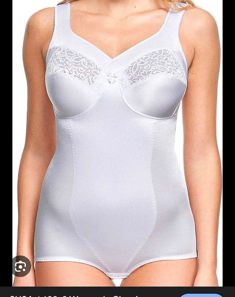 Elegant White Shaping Bodysuit