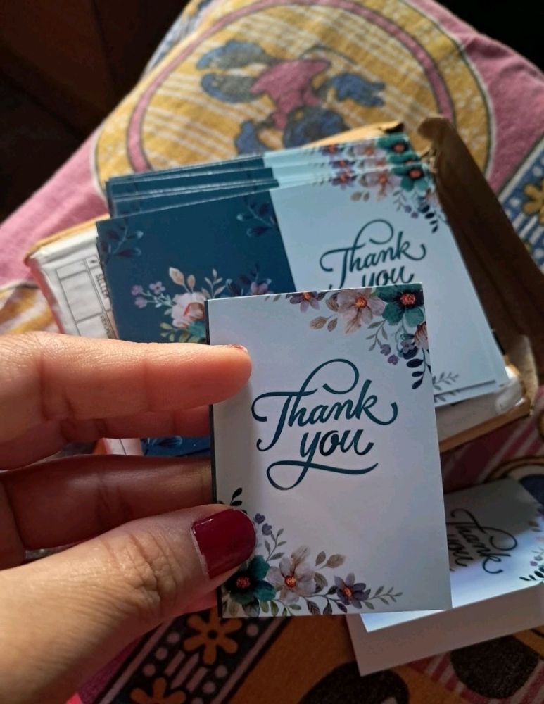 Thank You Blank Note Cards &amp; Visiting Card