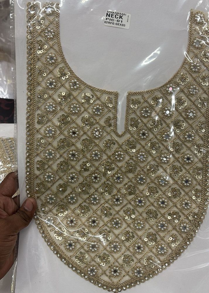 Embroidered Neck Patch for kurti &amp; dress