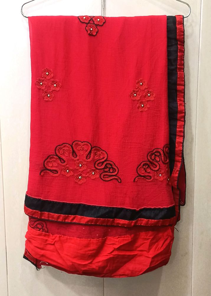 Red Soft Saree