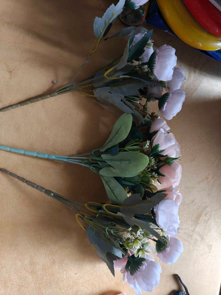Artificial Pink Roses Bouquet