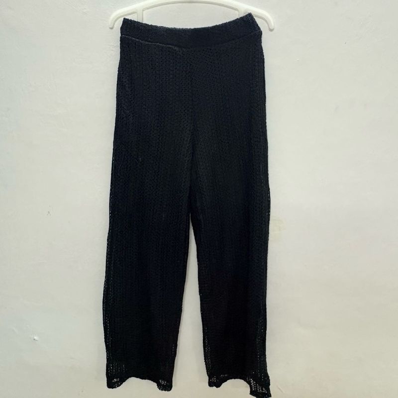 Black pants Straight cut