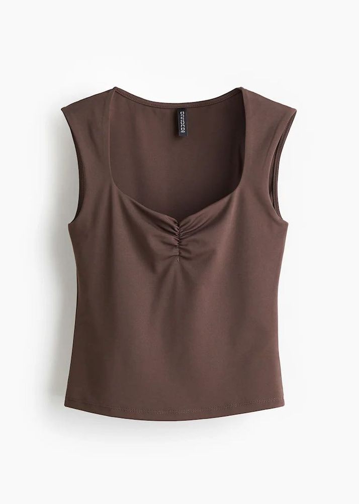 H&amp;M Gathered Vest Top