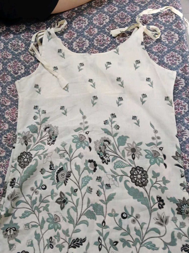 Elegant Floral Print Sleeveless Top