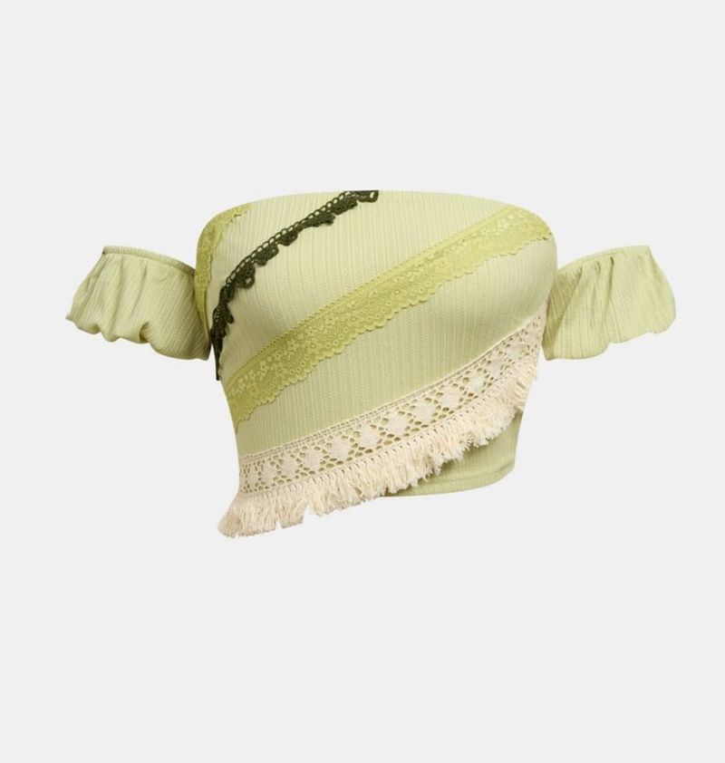 Fringed tube top