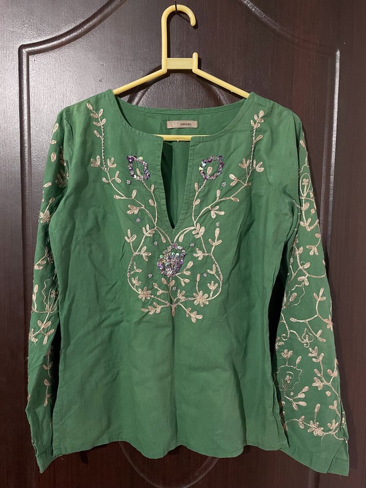 Embroidered Top
