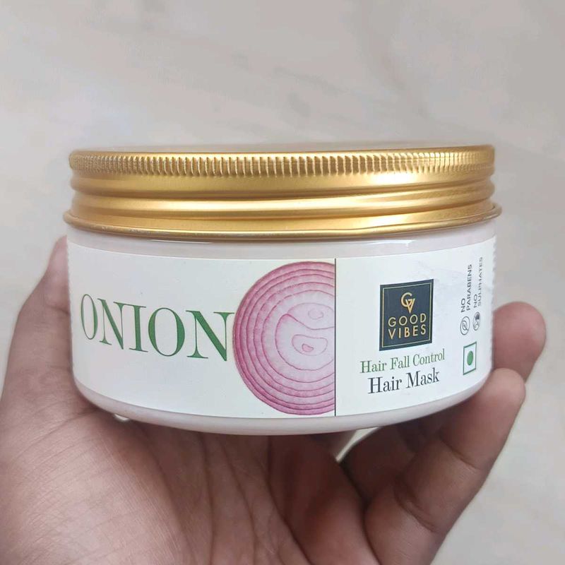 Good Vibes Onion Hair Fall Control Mask