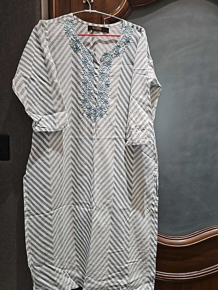 Cotton Straight Kurti