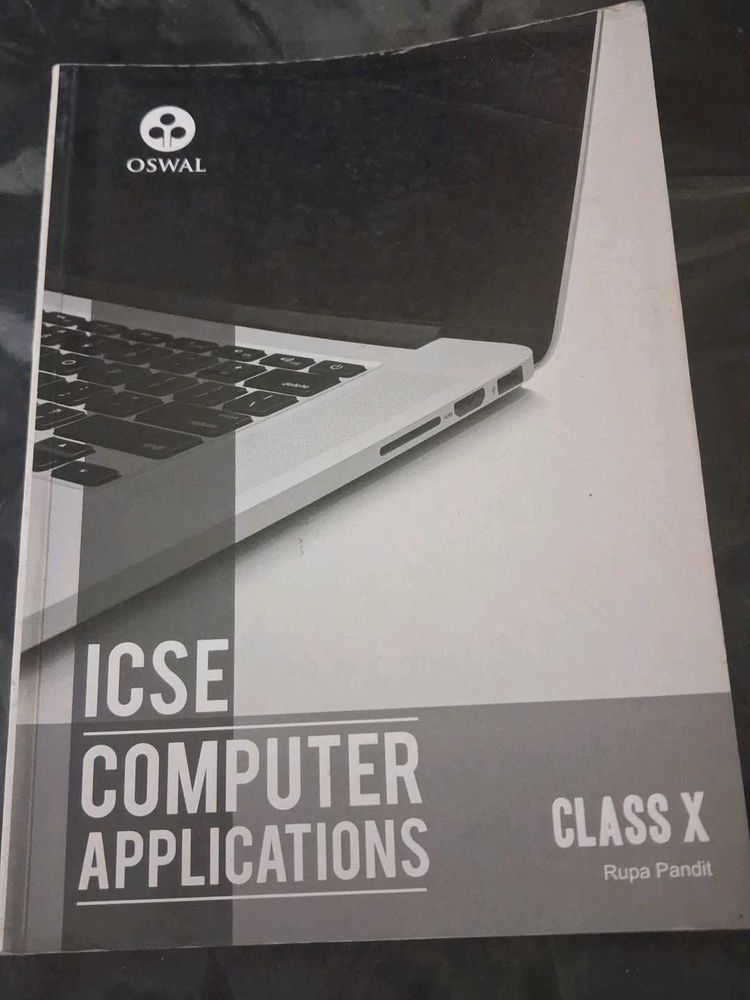 ICSE Computer Applications Class 10 Book