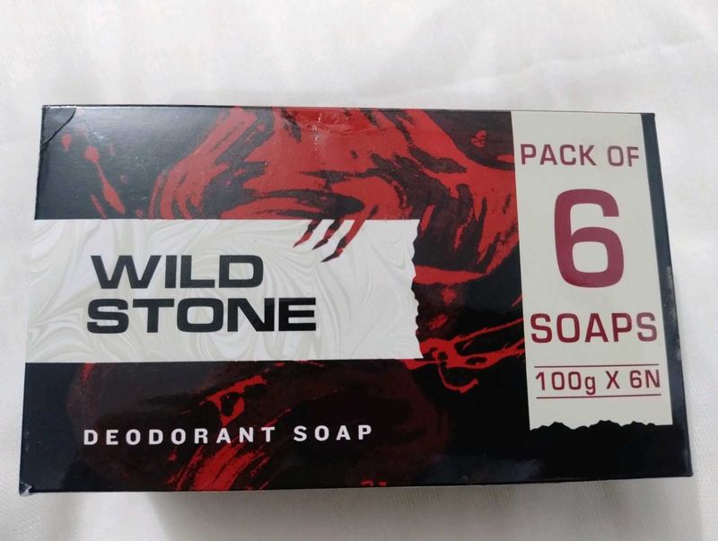 Wild Stone Deodorant Soap Pack of 6