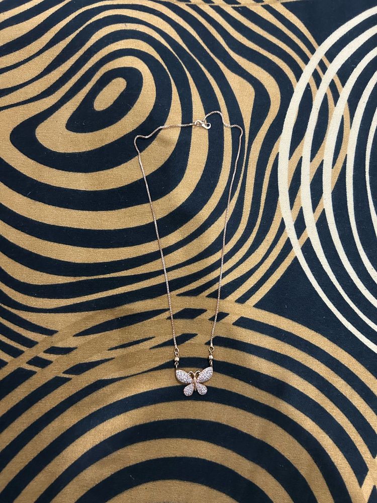 Sparkling Butterfly Necklace