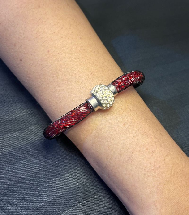 Red Diamond Crystal Bracelet